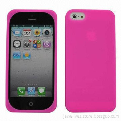 Silicone mobile phone cases for iPhone 5